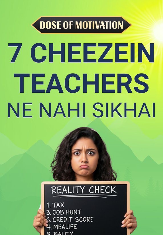 7 Cheezein Teachers Ne Nahi Sikhai