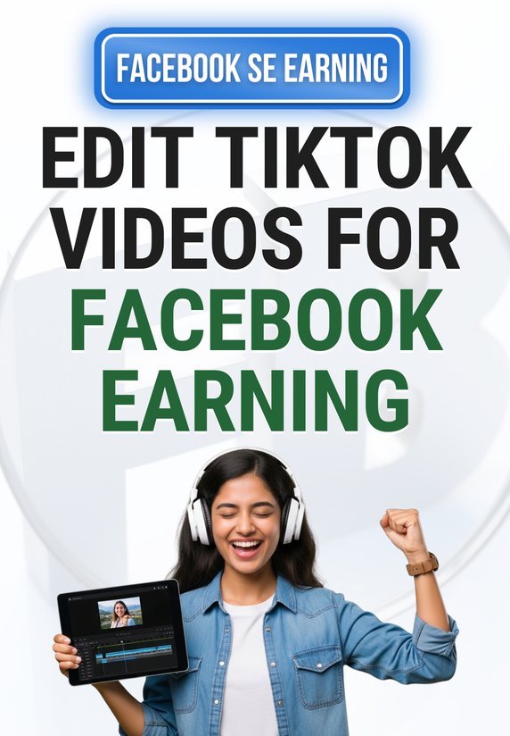 Edit TikTok Videos For Facebook Earning