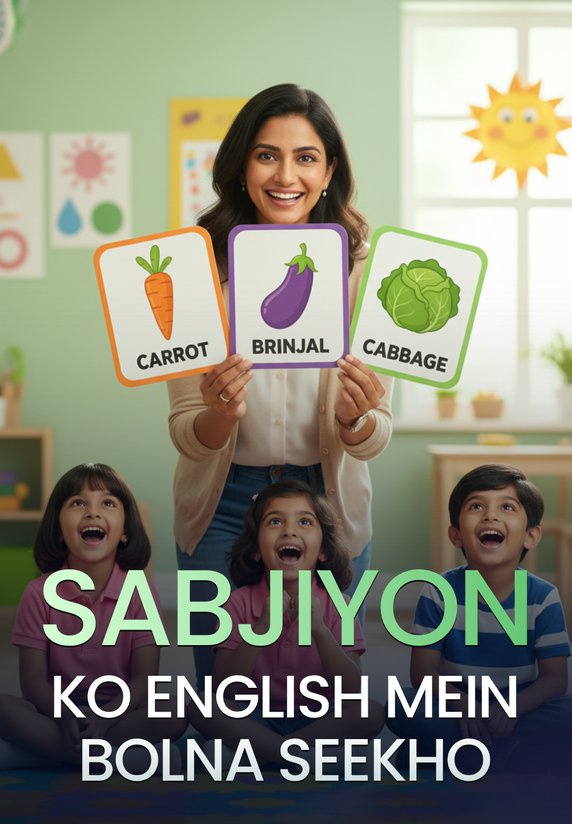 Sabjiyon Ko English Mein Bolna Seekho