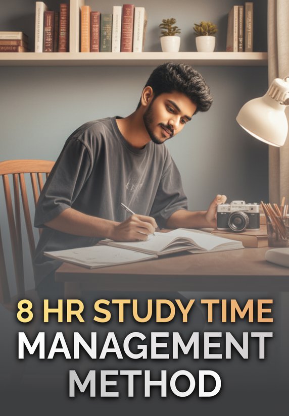 8Hr Study Time Management Method