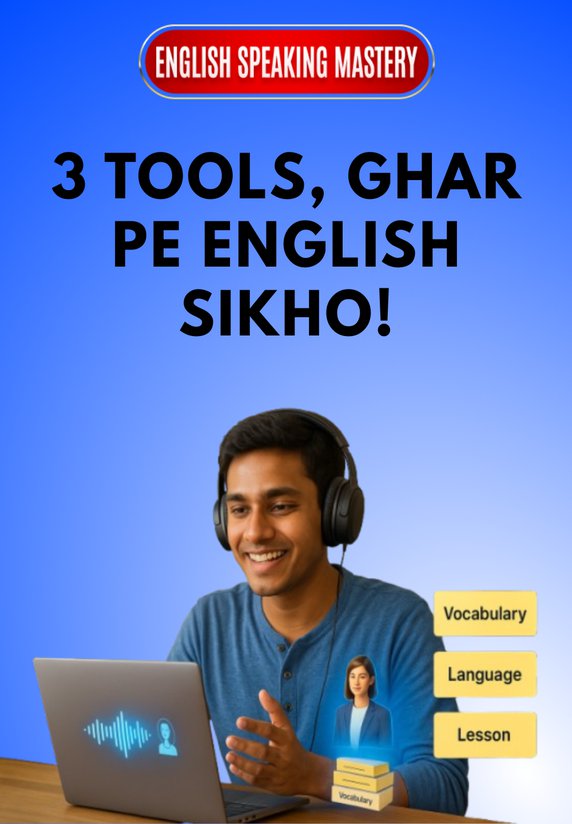 3 Tools, Ghar Pe English Sikho!