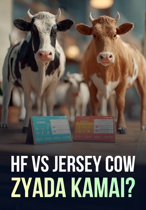 HF Vs Jersey Cow Zyada Kamai?