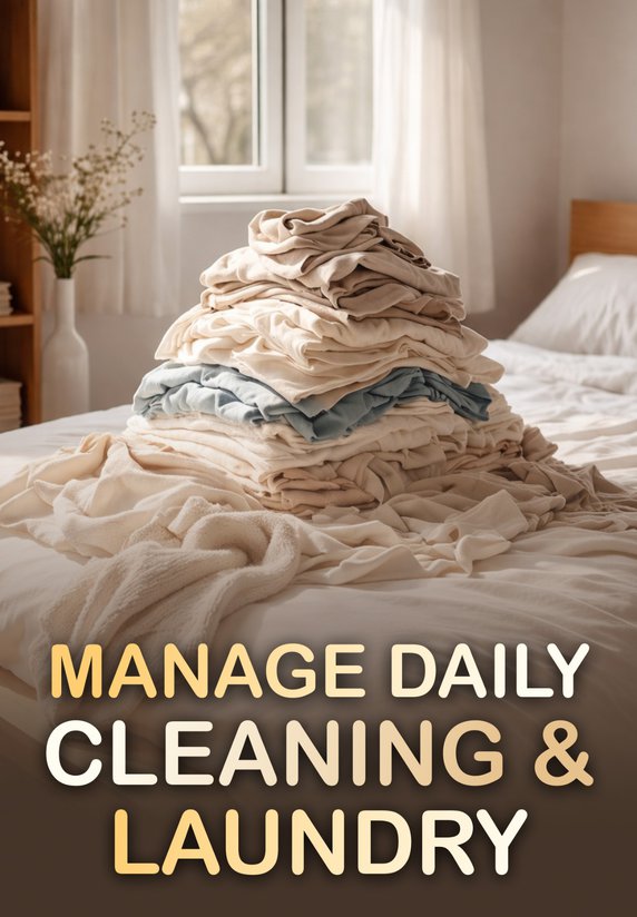 How To Manage Daily Cleaning And Laundry?
