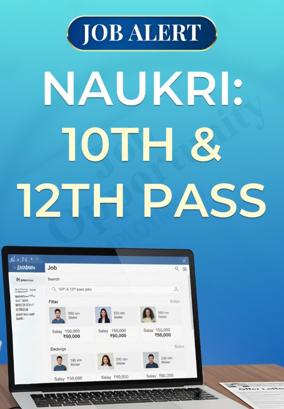 Naukri: 10th & 12th Pass