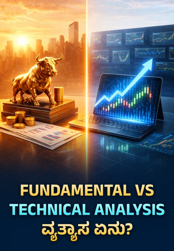 Fundamental Vs Technical Analysis ವ್ಯತ್ಯಾಸ ಏನು? | Stock Market Basics