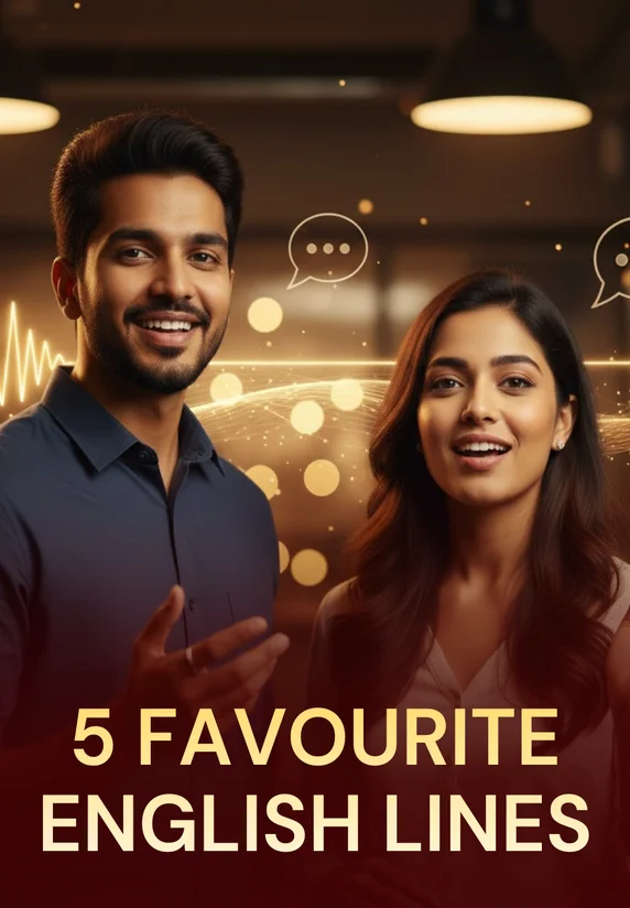 Englis Line 5 Favourite English Lines | Spoken English