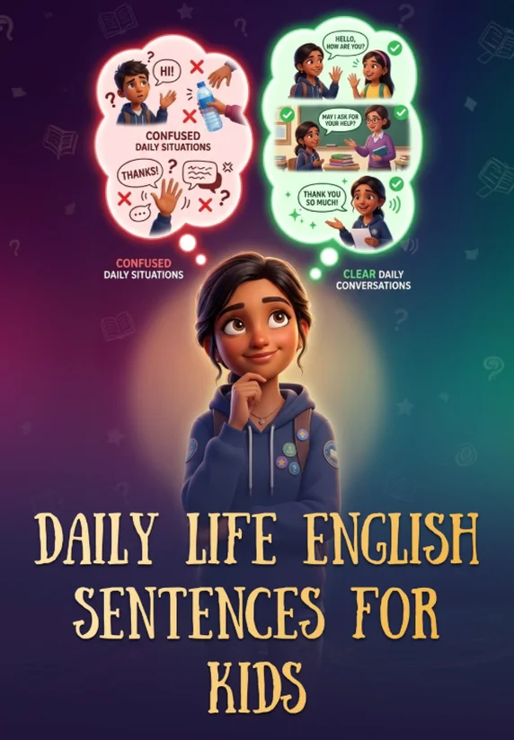 Daily life English Sentences For Kids | Easy English for Kids