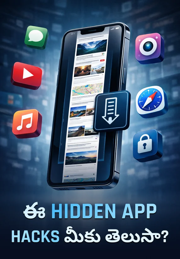 ఈ Hidden App Hacks మీకు తెలుసా? | Mobile Tricks