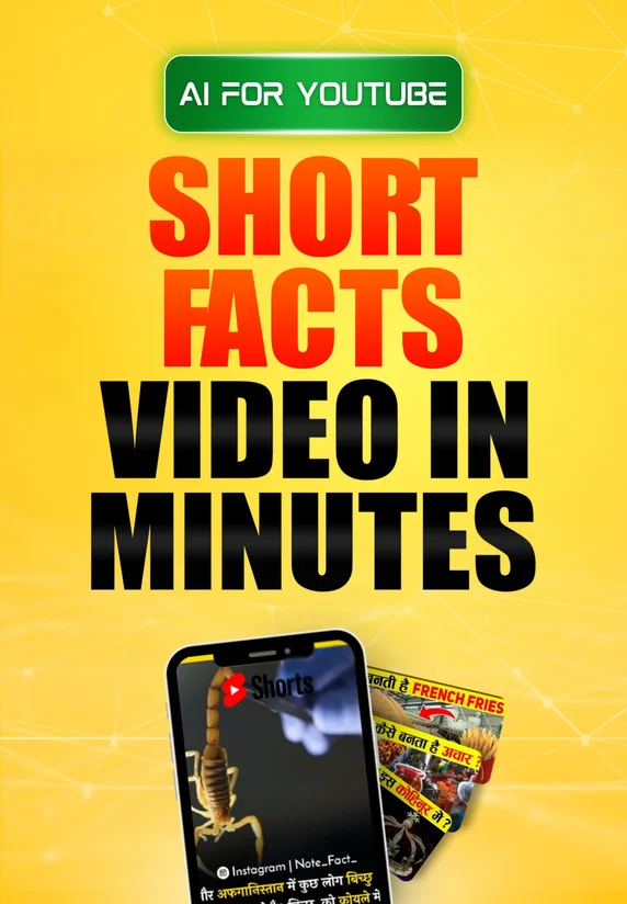 Fact Short Videos In Minutes | A.I. For Youtube