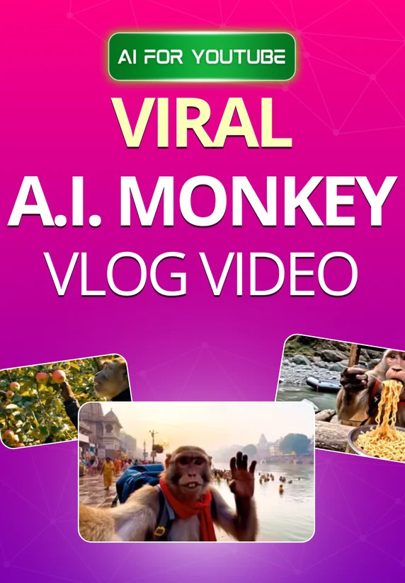 Viral AI Monkey Vlog Video | A.I. For Youtube