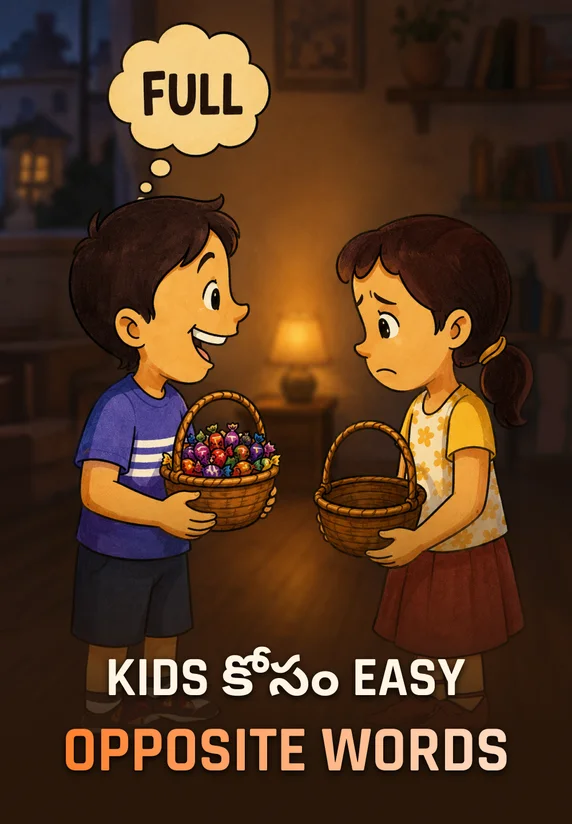 Flared Opposite Kids కోసం Easy Opposite Words | Easy English for Kids
