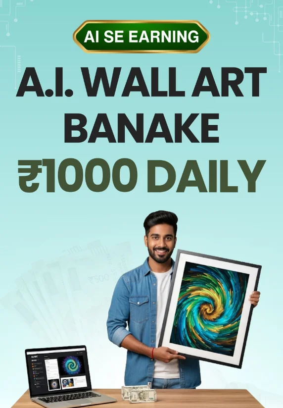 Ai Wall Art Banake ₹1000 Daily