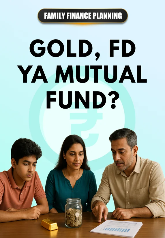 GOLD, FD Ya MUTUAL FUND?