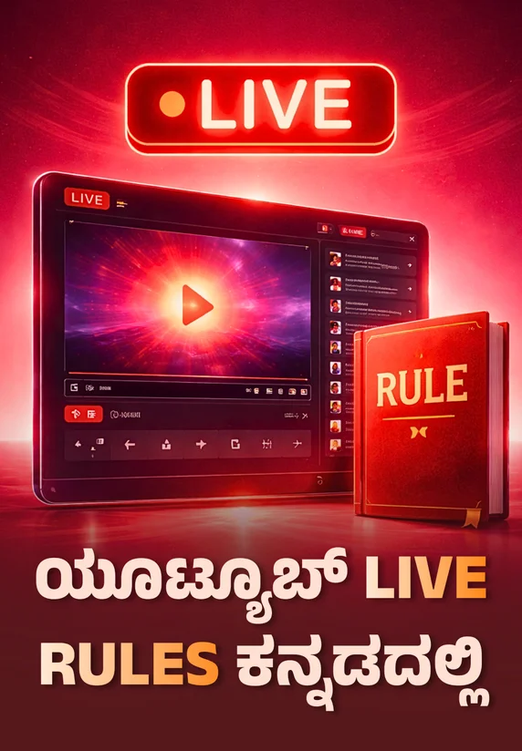 ಯೂಟ್ಯೂಬ್ Live Rules ಕನ್ನಡದಲ್ಲಿ | Youtube secrets