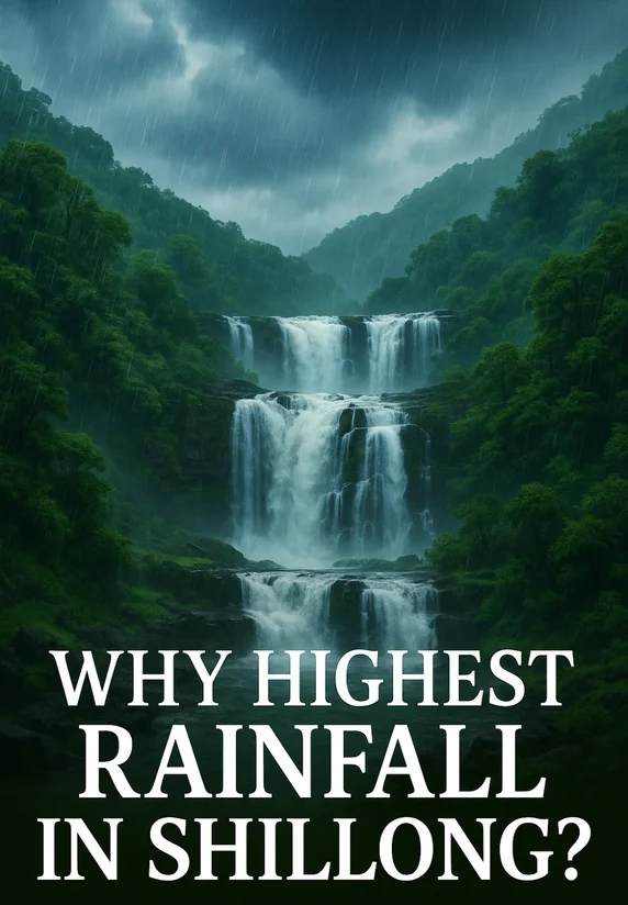 Why Highest Rainfall In Shillong?