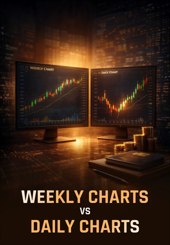 Weekly Charts Vs Daily Charts | Stock Market Basics