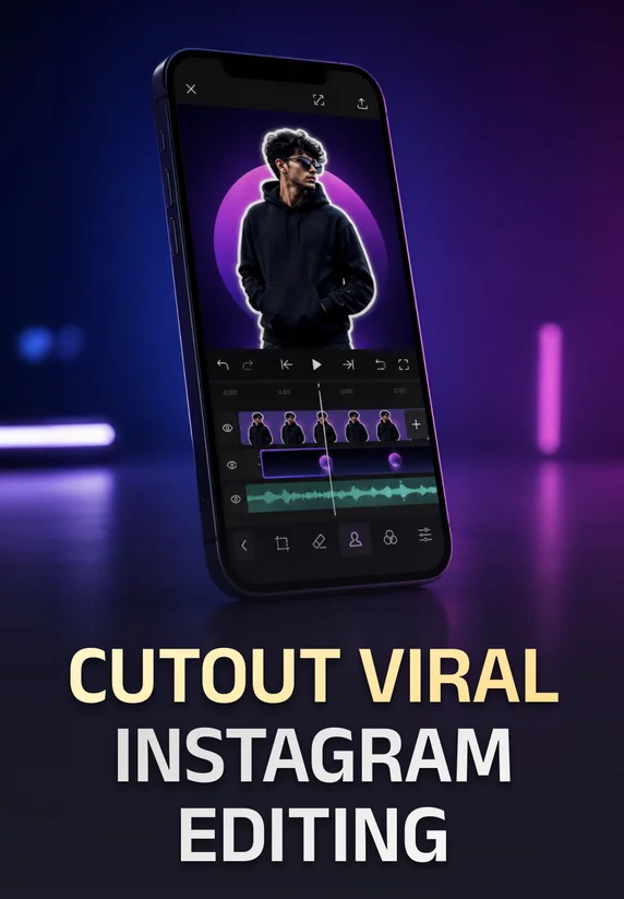 Cutout Viral Instagram Editing | Editing Made Easy